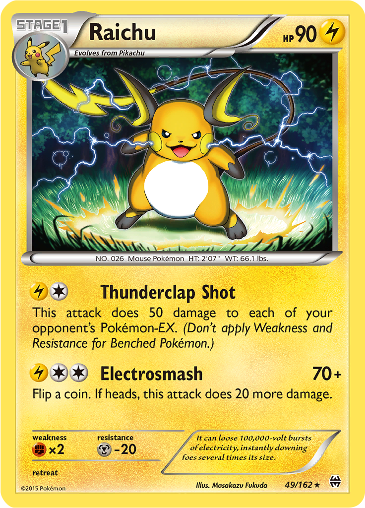 Raichu Reverse Holo
