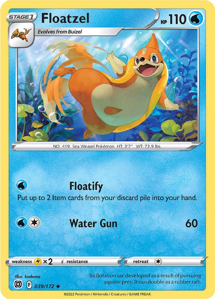 Floatzel Reverse Holo