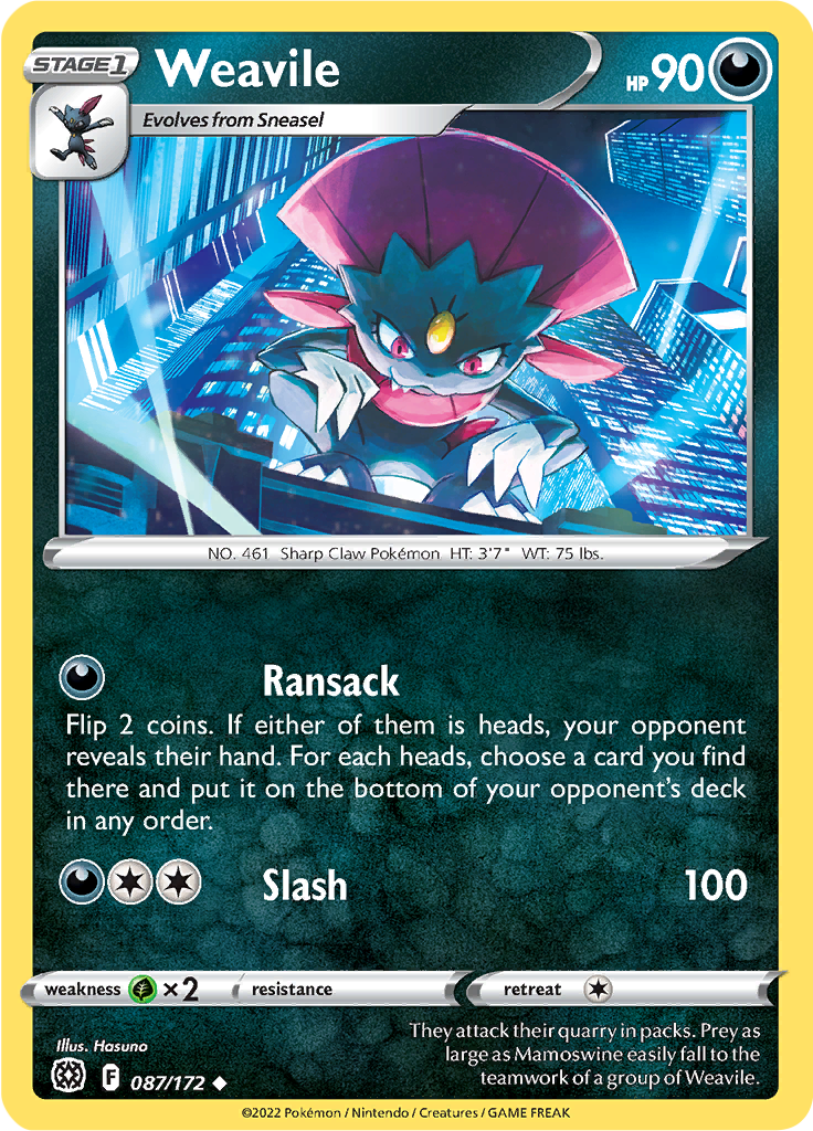 Weavile Reverse Holo