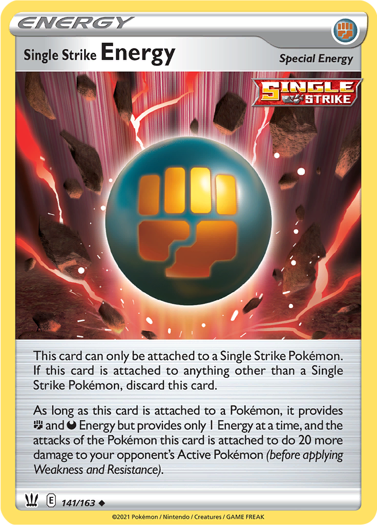 Single Strike Energy Reverse Holo