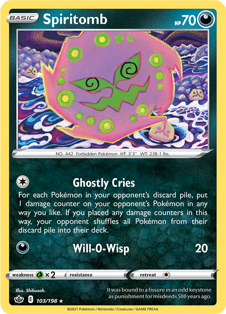 Spiritomb Reverse Holo