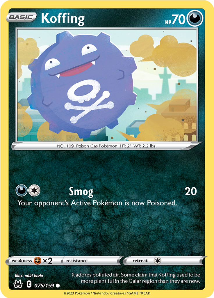 Koffing Reverse Holo