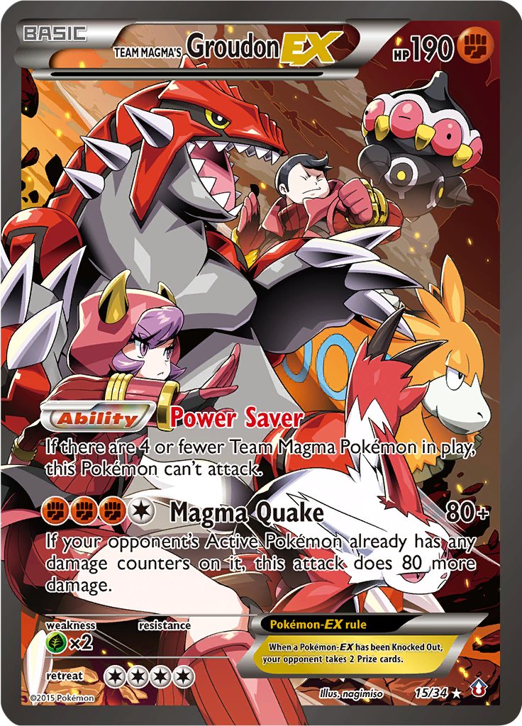 Team Magma's Groudon-EX