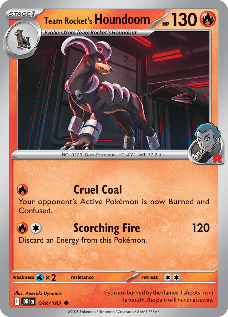Team Rocket's Houndoom Reverse Holo