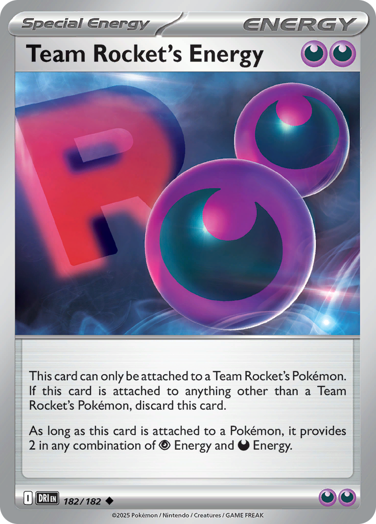 Team Rocket's Energy Reverse Holo