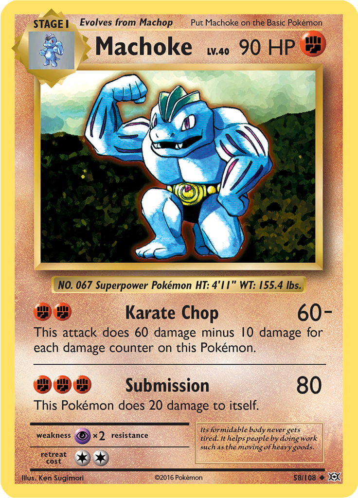 Machoke Reverse Holo