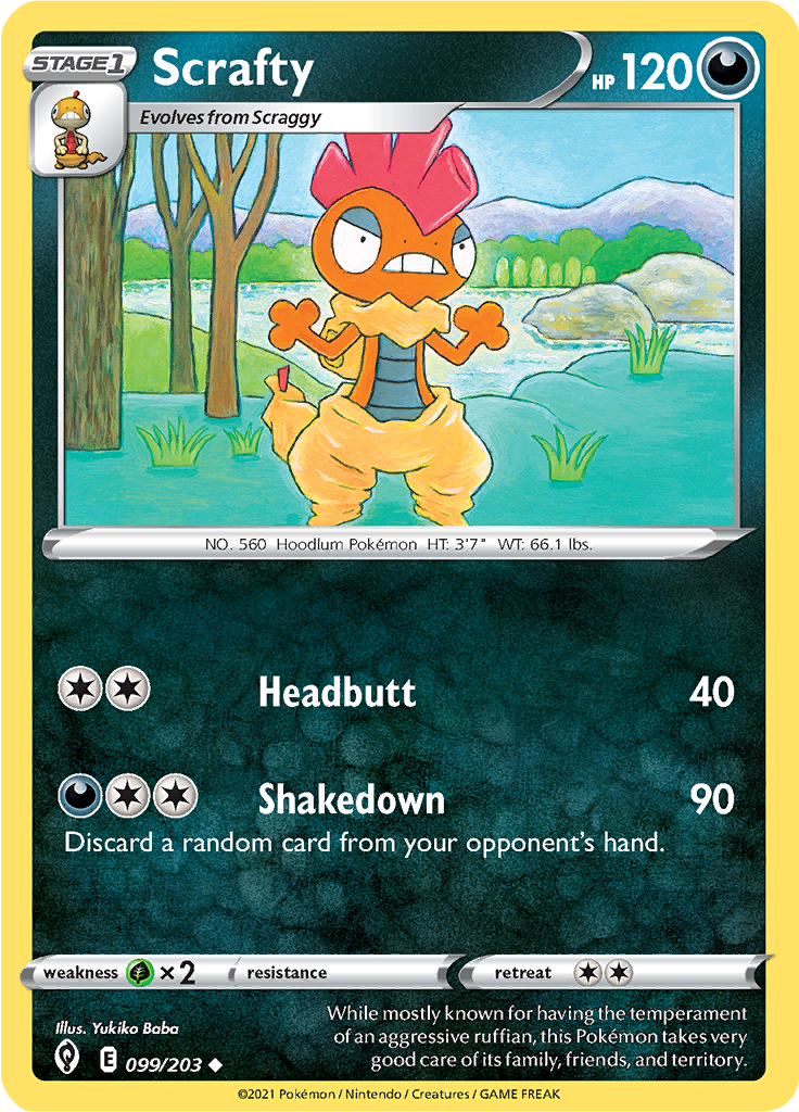 Scrafty Reverse Holo
