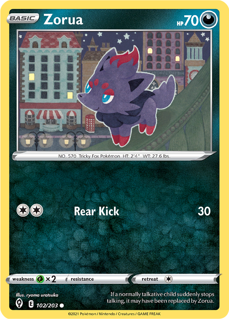 Zorua Reverse Holo