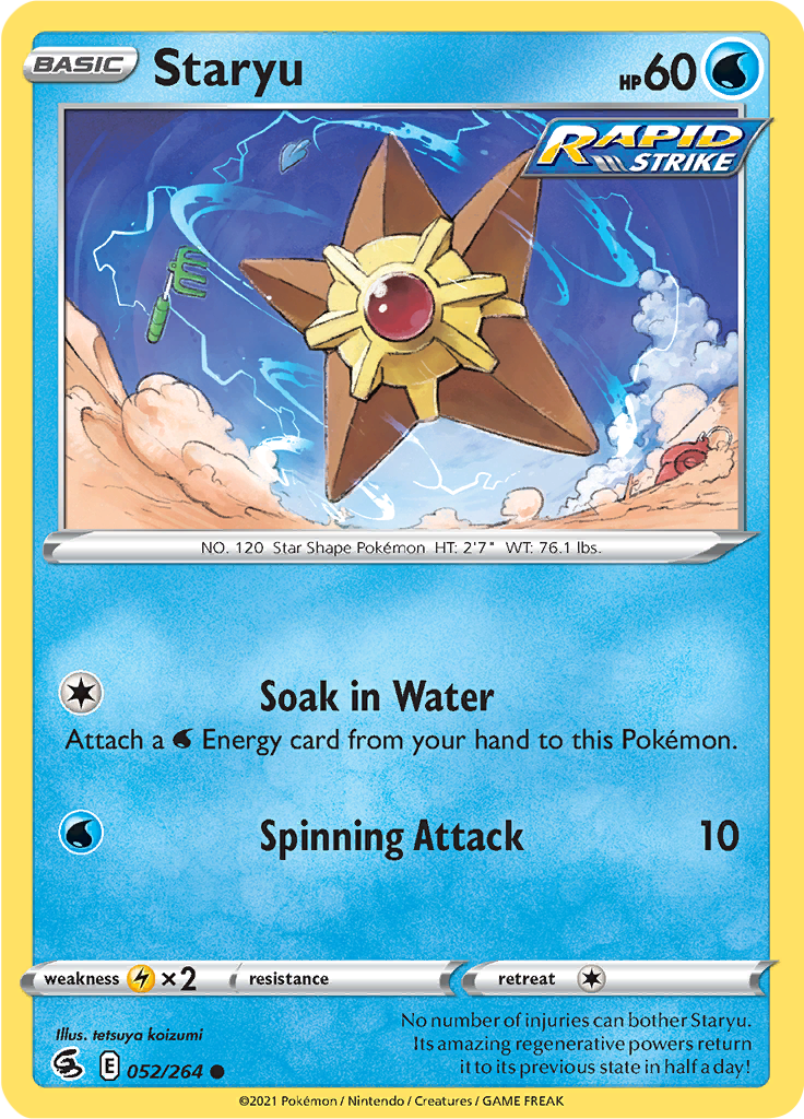 Staryu Reverse Holo