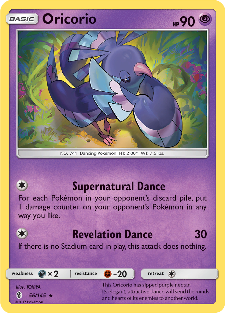 Oricorio Reverse Holo