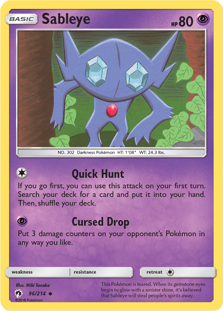 Sableye Reverse Holo