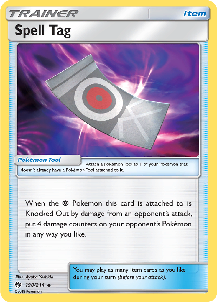 Spell Tag Reverse Holo