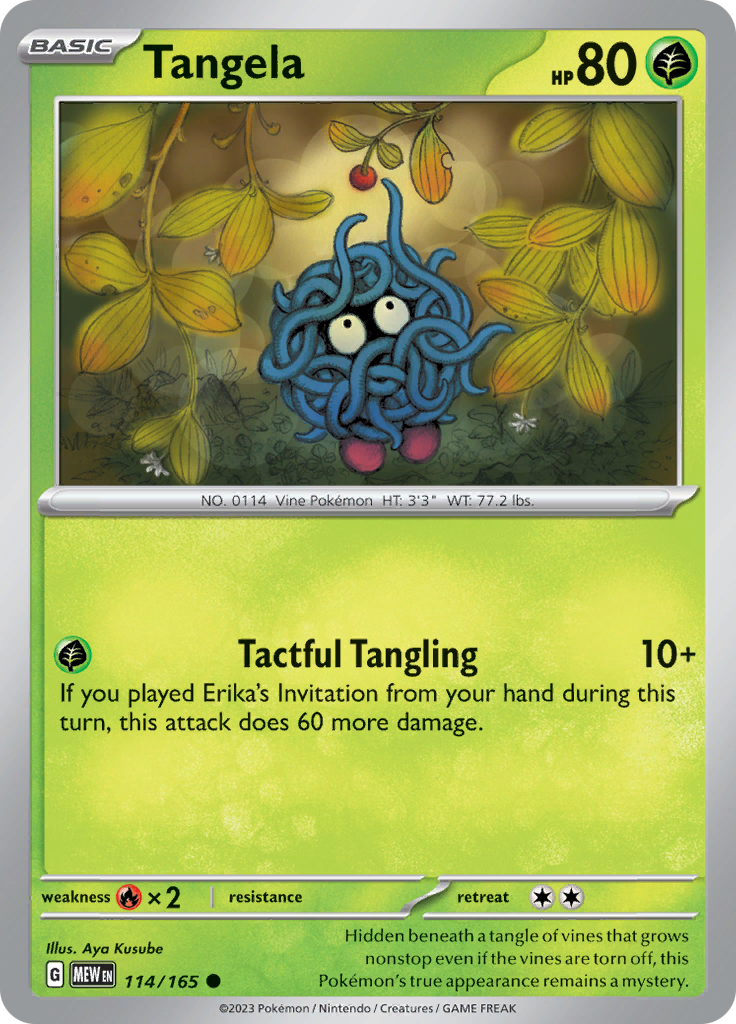 Tangela Reverse Holo