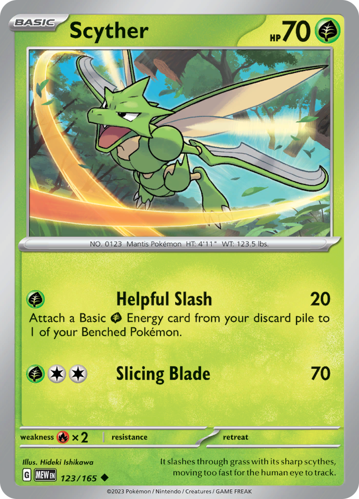 Scyther Reverse Holo