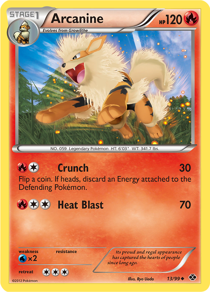 Arcanine Reverse Holo