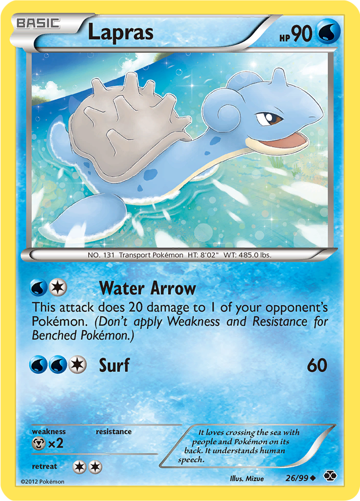Lapras Reverse Holo