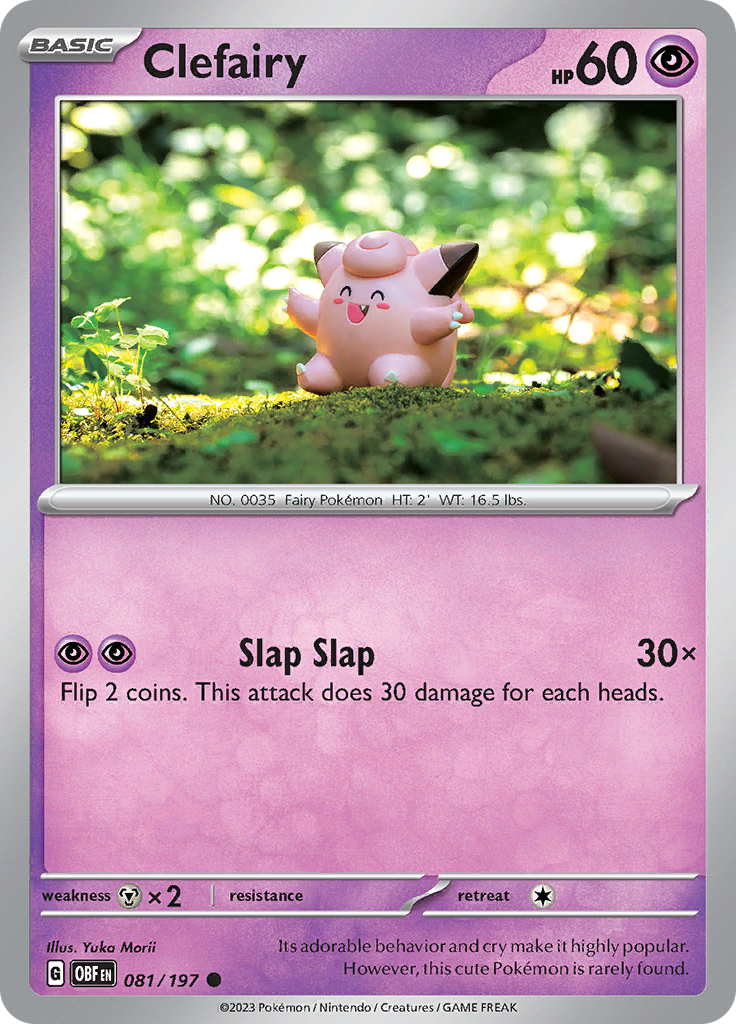 Clefairy Reverse Holo