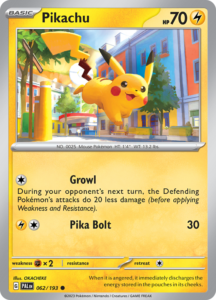 Pikachu Reverse Holo