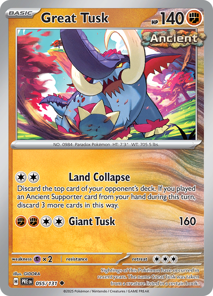 Great Tusk Reverse Holo
