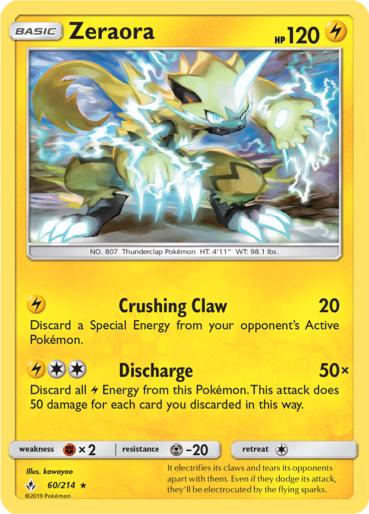 Zeraora Reverse Holo