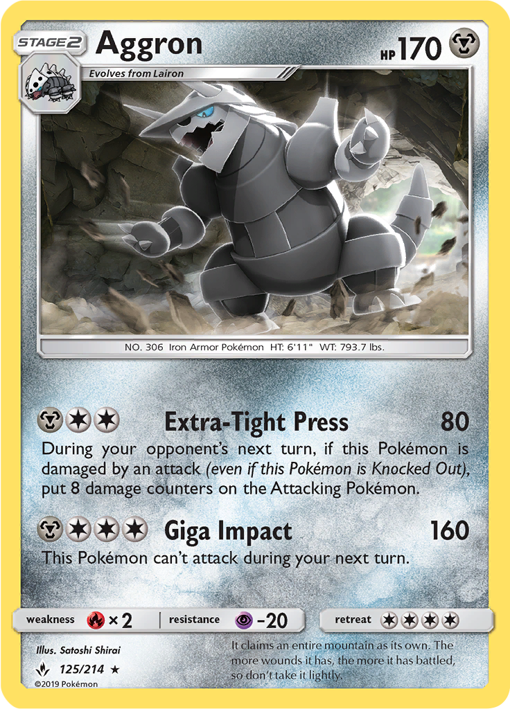 Aggron Reverse Holo