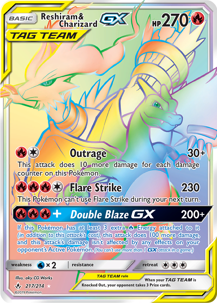 Reshiram & Charizard-GX