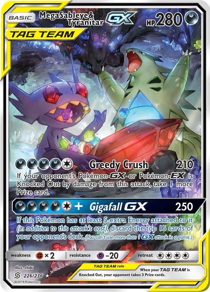 Mega Sableye & Tyranitar-GX